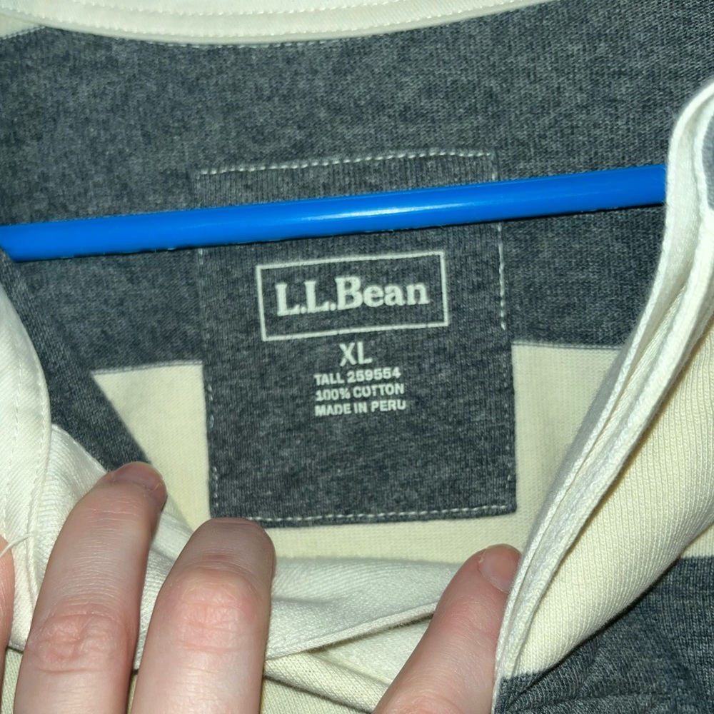 LL BEAN RUGBY POLO